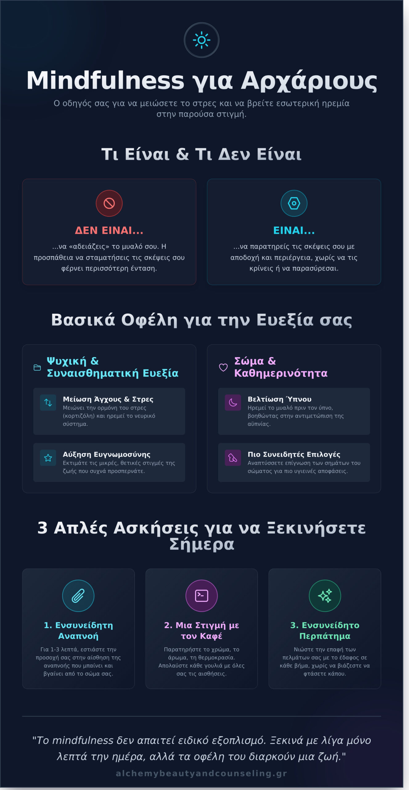Mindfulness για Αρχάριους: Ο Πλήρης Οδηγός για Εσωτερική Γαλήνη
